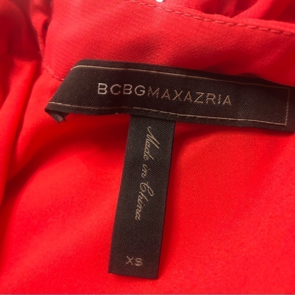 Bcbgmaxazria Arabella Pleated Cocktail Dress, size XS - Picture 7 of 10